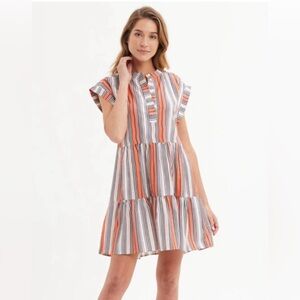 Marie Oliver Lachlan Dress Women’s Large NEW Silk Blend